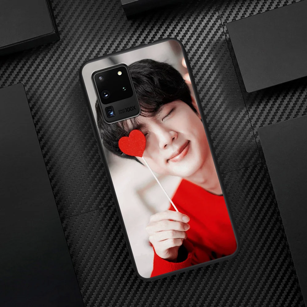 

Bangtan Boys Kim Seok Jin Phone Case Cover Hull For Samsung Galaxy S 6 7 8 9 10 e 20 Edge Note 8 9 10 Plus black Funda Fashion