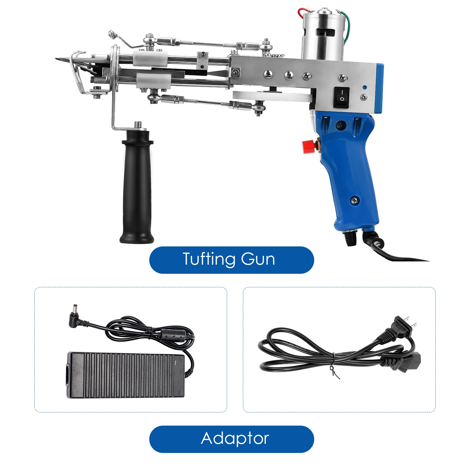 Tufting Gun 2 IN 1 Electric Carpet Can Do Both Cut Pile and Loop Hand Weaving Flocking Machines | Инструменты