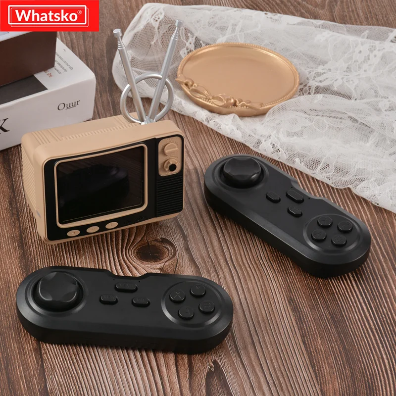 Ретро телевизионная игровая консоль Whatsko беспроводной Bluetooth контроллер 3 0 дюймов