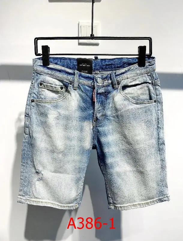 

Джинсовые шорты WO, мужские, рваные, DSQUARED2, повседневные, модель DSQ2 2021, A386-1
