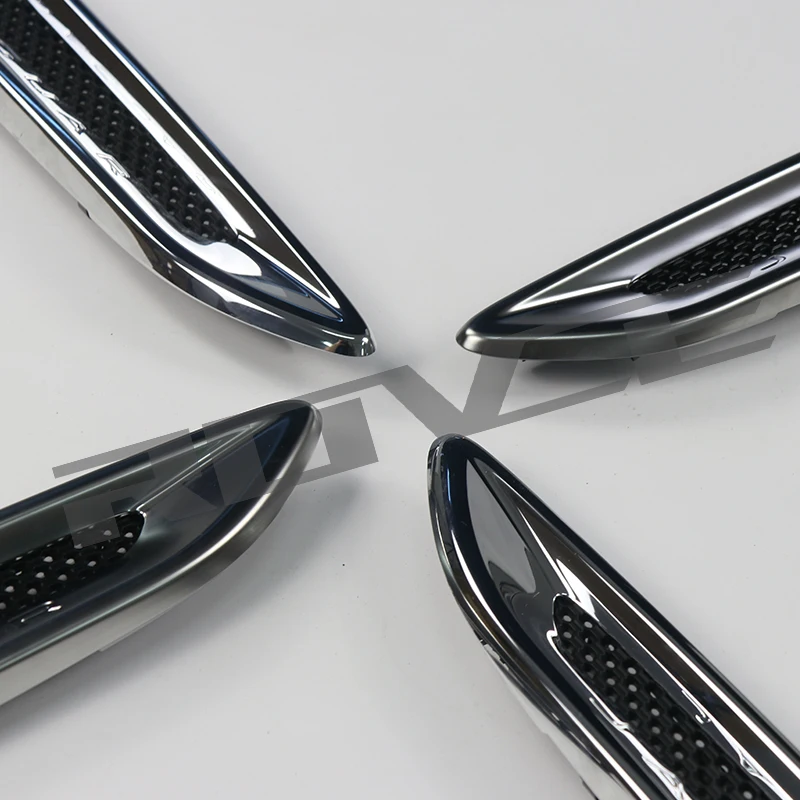 

Side Fender Light Vent Cover For Jaguar XE T4N16031-B / T4N23534-B,Car Fender Side Air Vent Outlet Cover Trim Sticker Styling