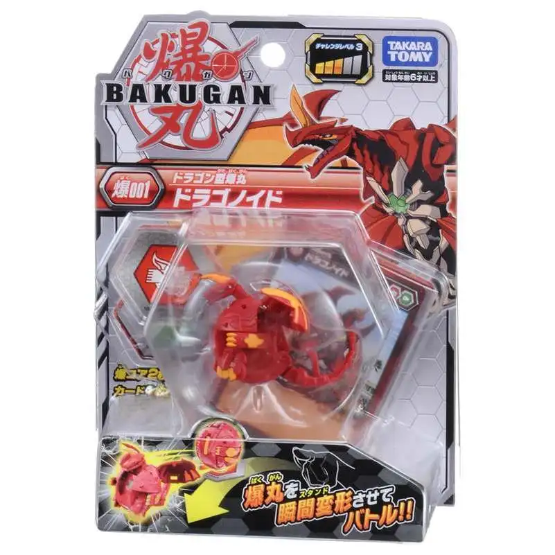 Мяч для трансформации Takara Tomy Battle Bakuten Baku Planet Toy Dragonid Brawler Starter Pack Tops Spinning Game