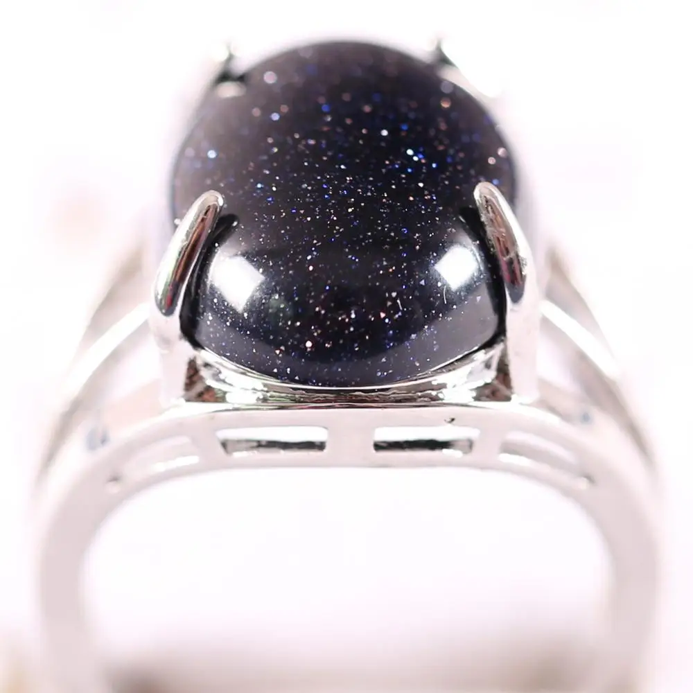 1 шт. кольцо ювелирные изделия для женщин подарок натуральный камень овальный