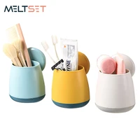 bathroom toothpaste toothbrush holder wall mounted storage box for remote control cosmetic kitchen chopsticks spoon storage rack