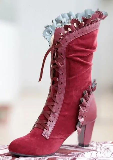 Женские ботинки для косплея в стиле стимпанк средневековом | Тематическая одежда