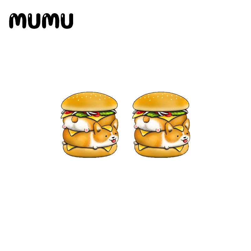 Новинка 2021 серьги из валлийского корги шпилька в виде собаки серия собак