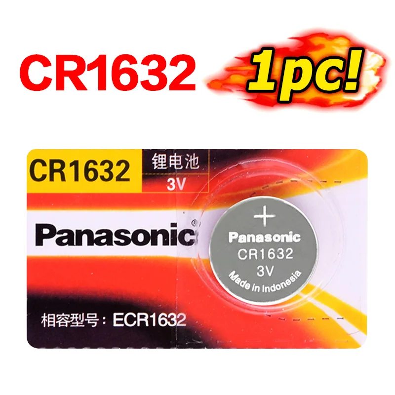 Panasonic cr1632 DL1632 ECR1632 GPCE1632 button cell coin battery 3v watch remote control car keys lithium For Toys | Электроника