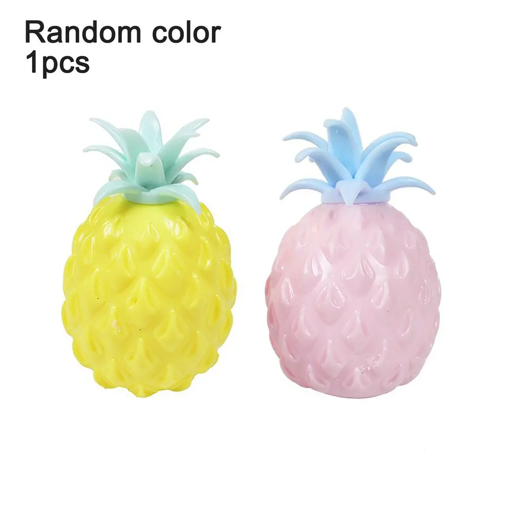 

1 Pc Anti Stress Ball Squeeze Decompression Pineapple Shape Grape Ball Tricky Funny Toy Decompression Toy Random Color