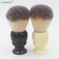 vigshaving cup style resin handle men plisoft synthetic hair shaving brush