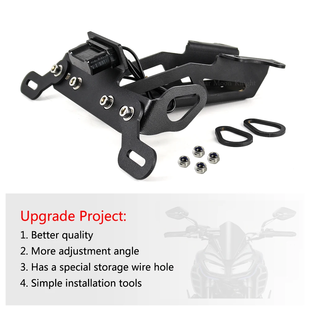 Держатель номерного знака для YAMAHA MT 09 MT09 Tracer 900 FJ FJ09 2015 2020 19 аксессуары мотоциклов