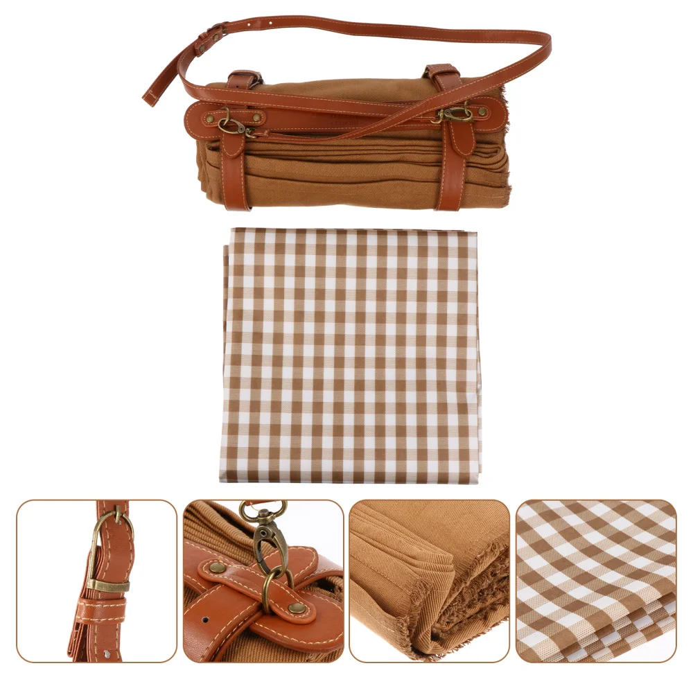 

1pc Portable Camping Picnic Mat with Waterproof Mat Floor Moisture-proof Cushion