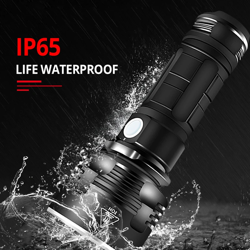 EeeToo Ультра мощный светодиодный фонарь L2 P70.2 тактический фонарь USB Перезаряжаемый Linterna водонепроницаемый ночной фонарь