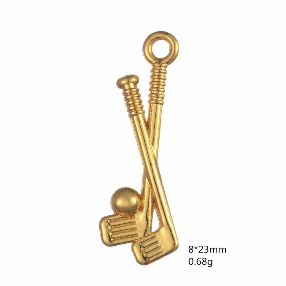 LIKGREAT спортивная серия ювелирные изделия серебряный цвет клюшка для гольфа и