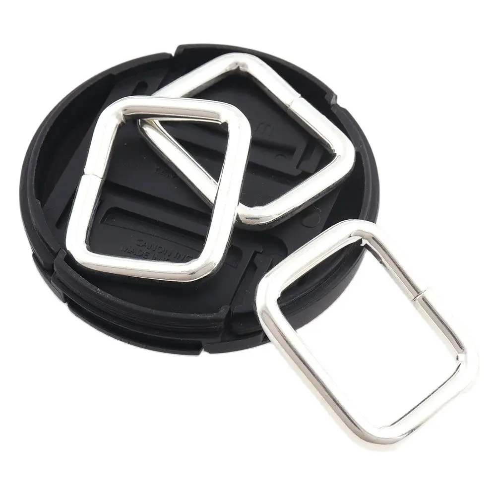 D образное прямоугольное кольцо 26 мм Серебряное металлическое петля для ремня