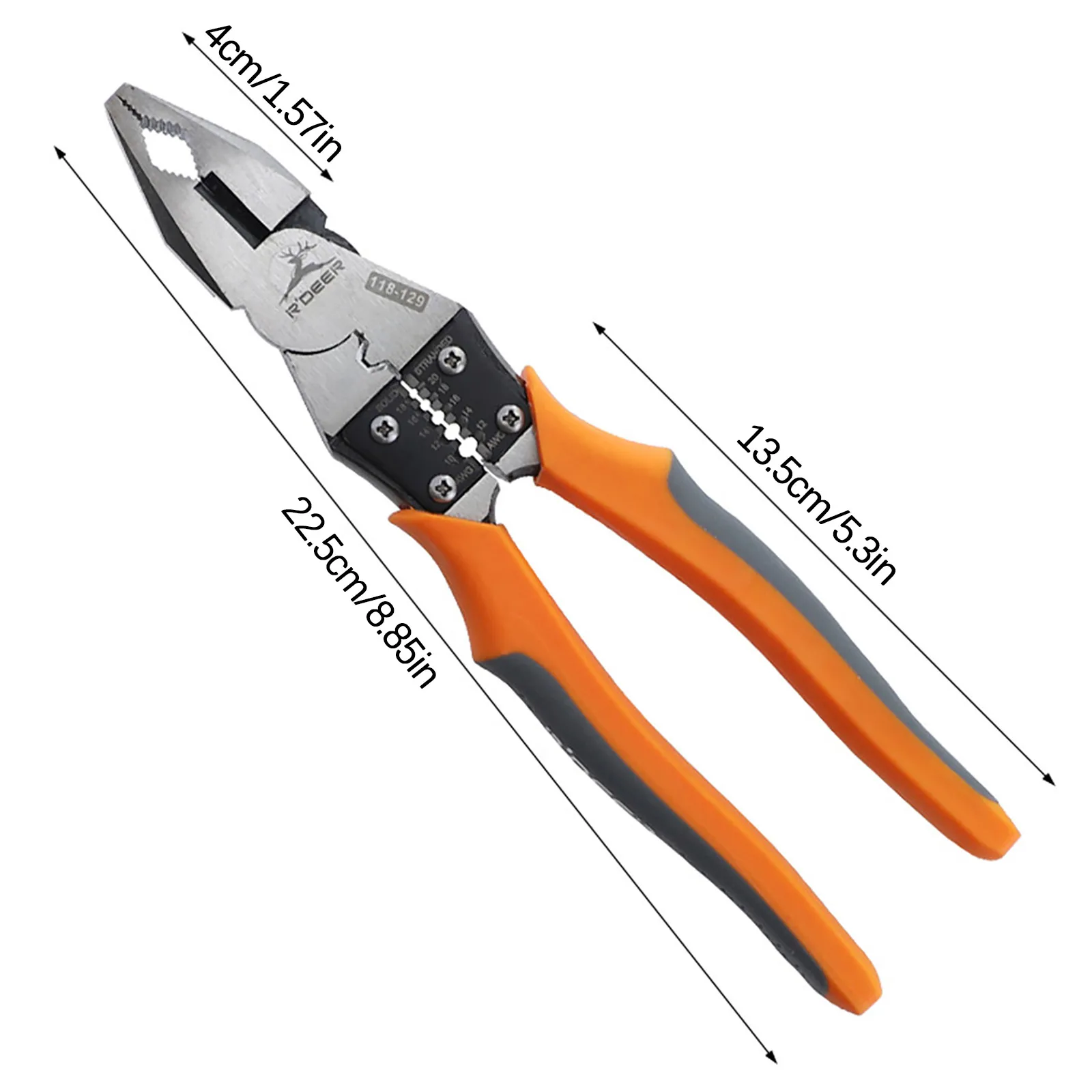 

9-Inch Multi-Function And Labor-Saving Steel Wire Pliers Industrial Grade Vice Diagonal Pliers industrial Grade Vise 22.5CM