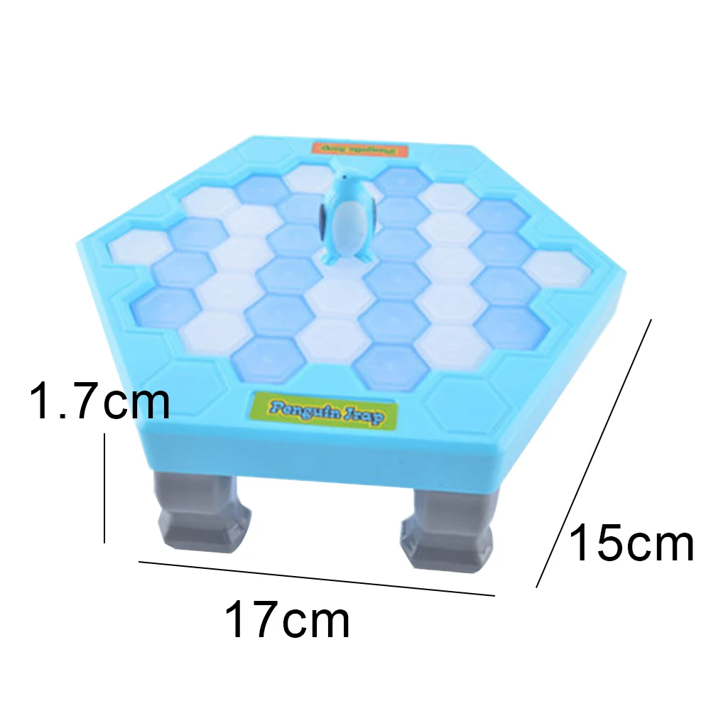 

Mini Kids Save Penguin Ice Block Breaker Trap Toys Funny Parent Children Kids Table Game Kids Adult Toy Stress Reliever Decor