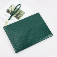 new crocodile pu leather clutch bag laptop sleeve for macbook air pro 11 12 13 ostrich snake leather laptop pouch for ipad