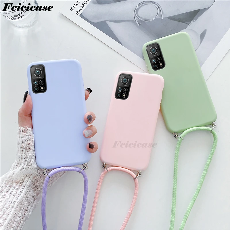 for xiaomi mi 10t 10s 10t lite note 10 pro poco f1 f2 pro x2 c3 x3 nfc m3 f3 crossbody lanyard carry hang shoulder strap case free global shipping