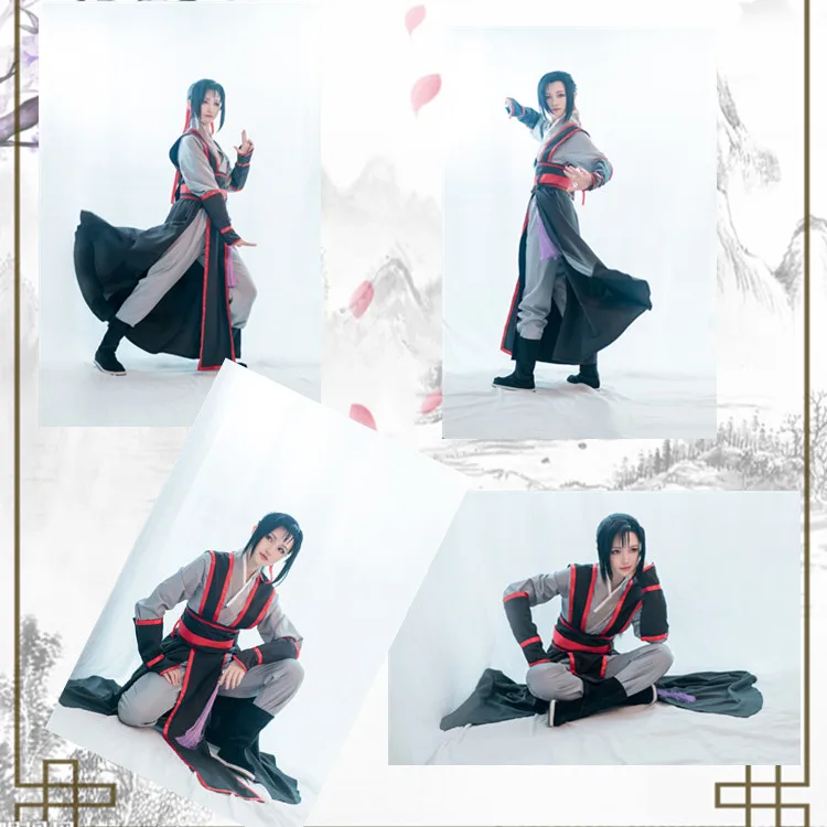 Wei Wuxian Косплей МО дао ЦЗУ Ши костюм унисекс аниме Grandmaster of Demonic культивирование