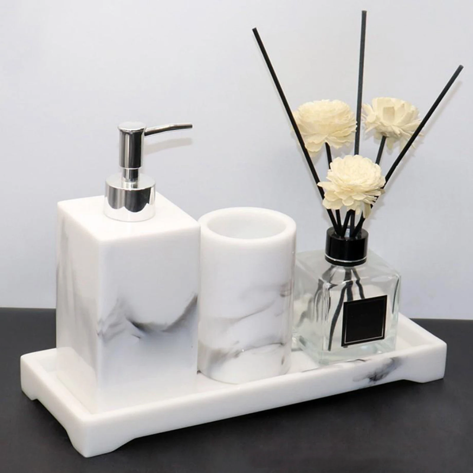 Поднос для хранения косметики премиум-класса органайзер туалетного бака