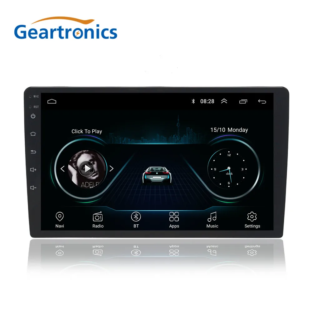 9 дюймов GPS навигации сенсорный Экран DVD аудио заднего Камера один Din Bluetooth WiFi авто