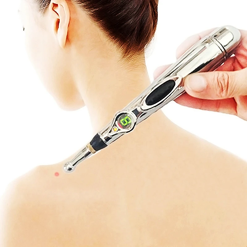 Электронная ручка для иглоукалывания Меридиан энергия иглоукалывание Лазерная