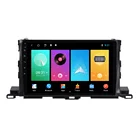 Автомагнитола 2 Din, Android, для Toyota Highlander 2014-2018, 10,1 дюйма, 2.5D, навигация, GPS, Wi-Fi, автомобильное радио, мультимедийный видеоплеер