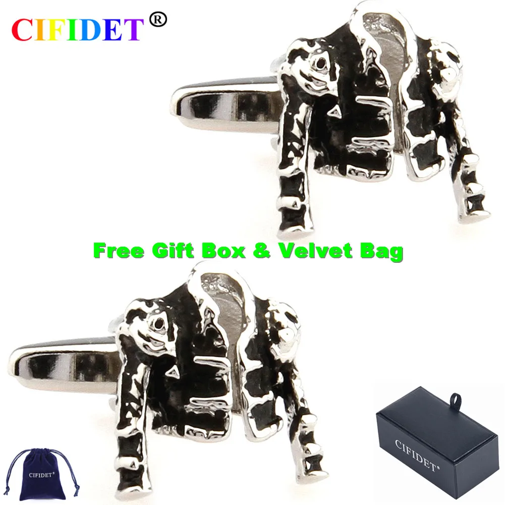 CIFIDET Brand Cufflink Fashion Jacket Coat Shirt Cuff Link With Velvet Bag and Gift Box Jewelry Accessories Present for Men