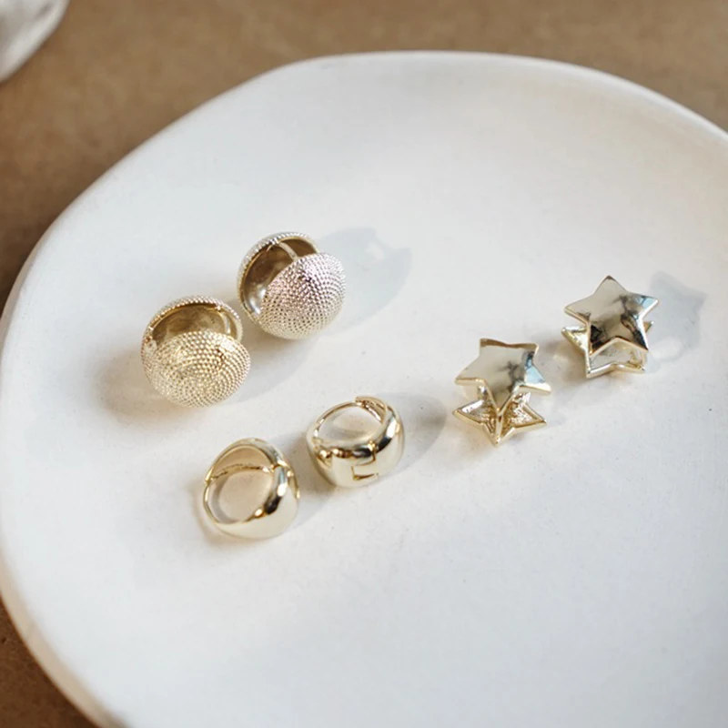 SRCOI Звездный шар u образные металлические золотые Маленькие Геометрические полые