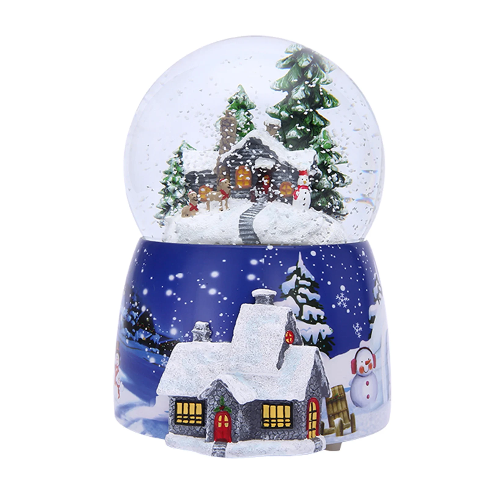 

Christmas Crystal Ball Music Box with Light Rotate Birthday Gift Christmas Crystal Ball Music Box with Light Rotate Gifts