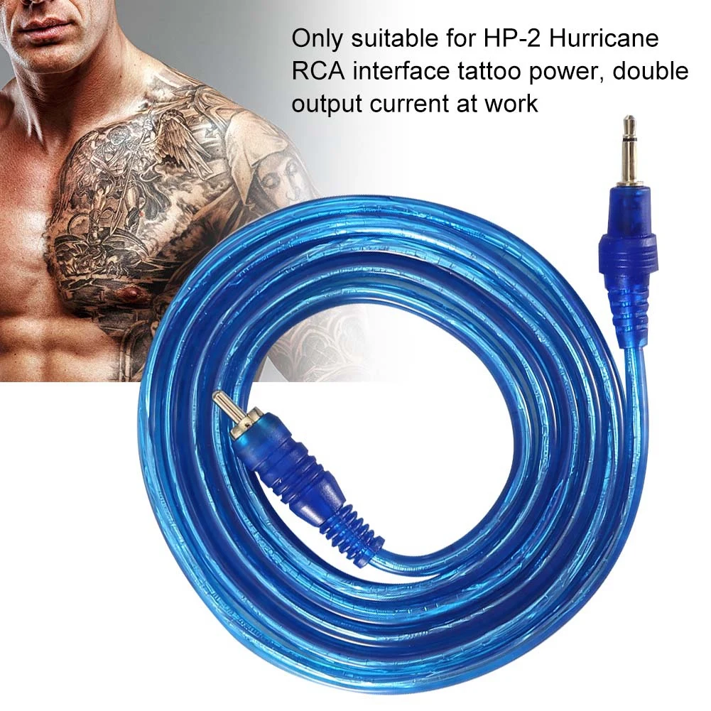 Силиконовый зажим для татуировки шнур крюк провод кабель HP 2 Hurricane RCA интерфейс