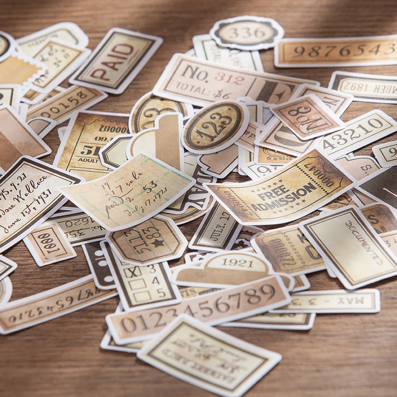 94 шт. кавайные канцелярские наклейки винтажные буквы сделай сам скрапбукинг