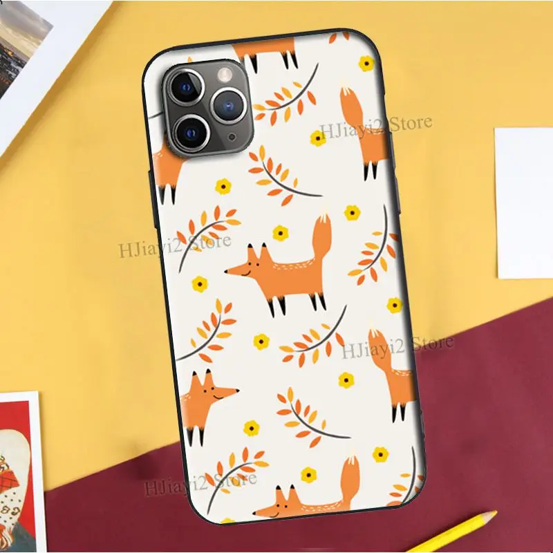 Чехол с рисунком Красной лисы для iPhone 11 Pro Max 13 12 mini SE 2020 X XR XS 7 8 Plus чехол - купить по