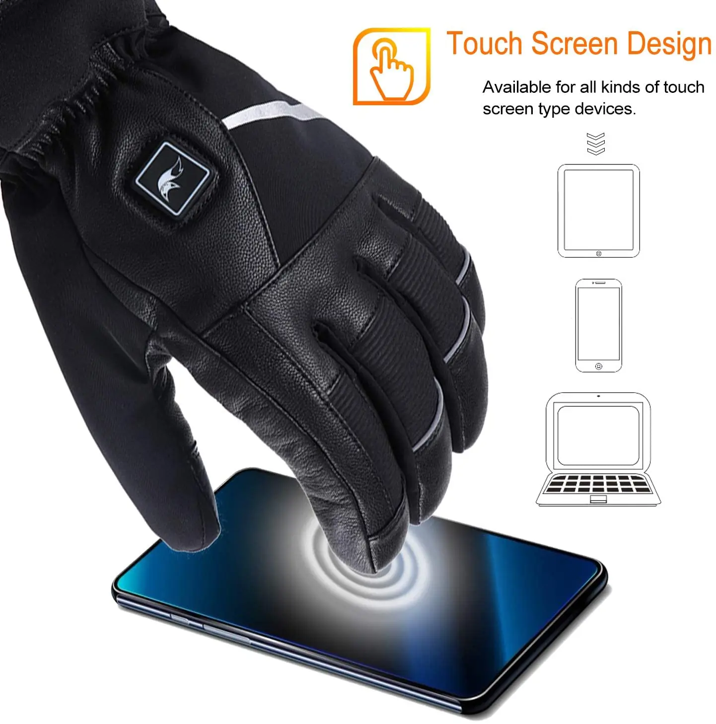 Зимние теплые лыжные перчатки с подогревом Спаситель тепла для мужчин и женщин