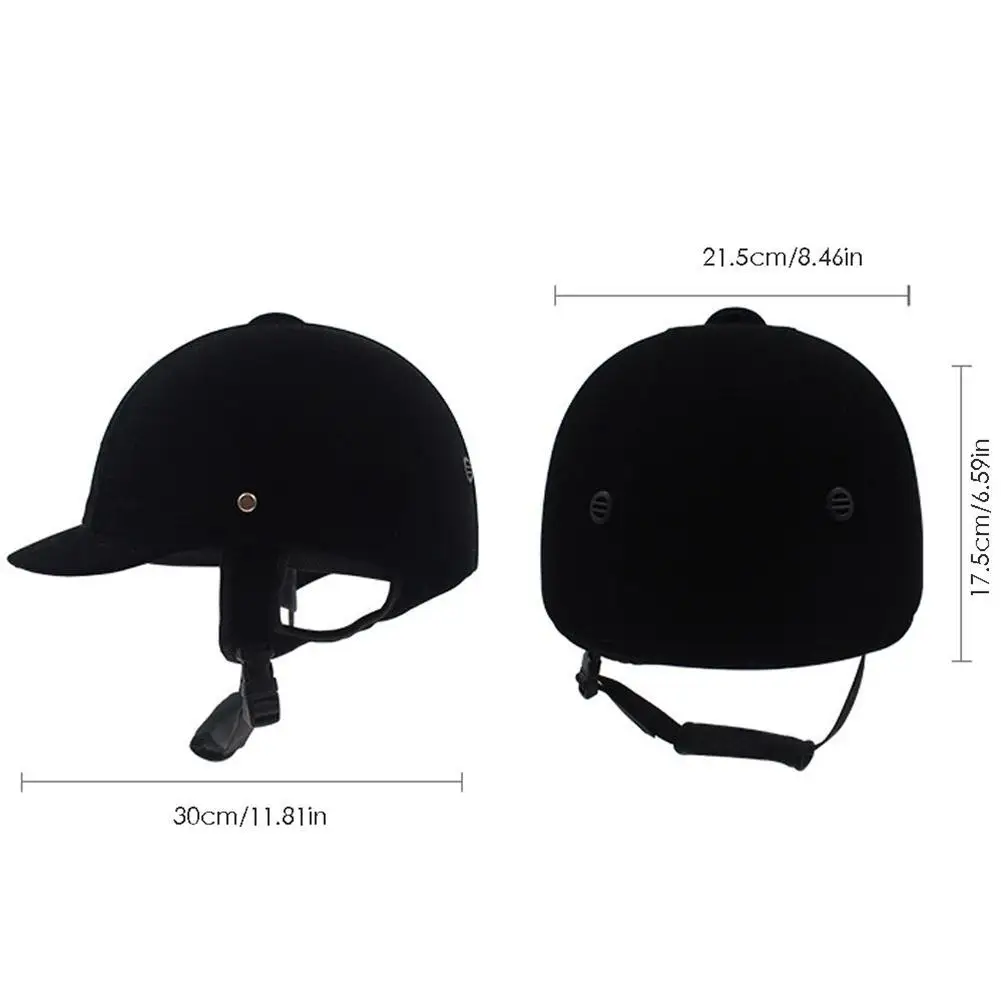 Шлем для конного спорта унисекс регулируемые бархатные головные уборы