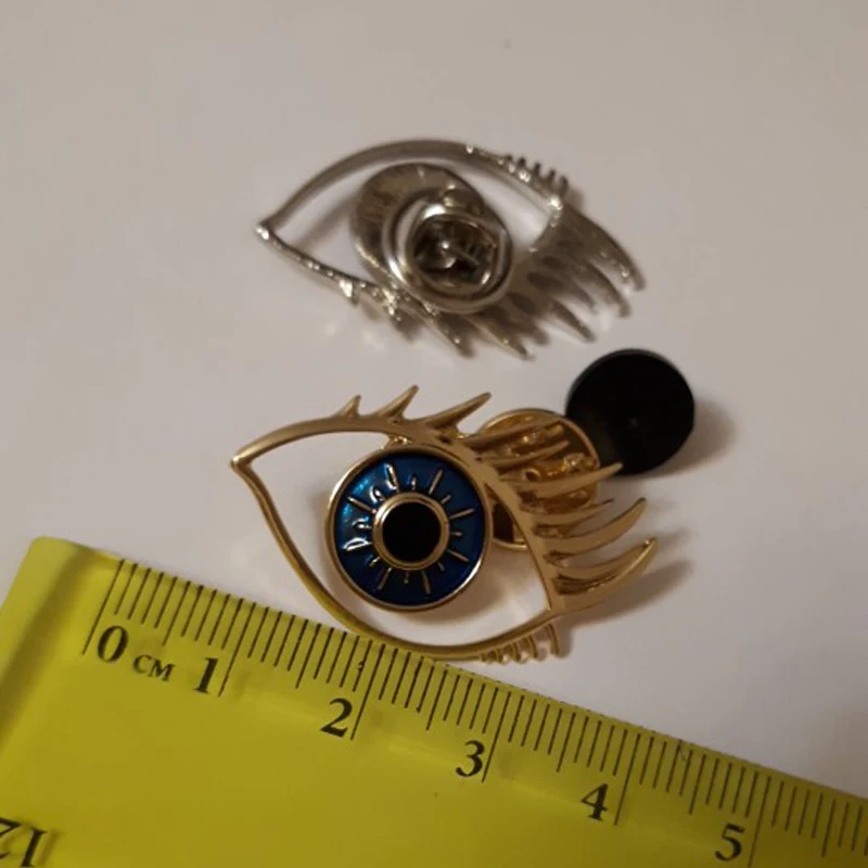 Hanreshe медицинская брошь для глаз значок булавки на лацканы ювелирные изделия