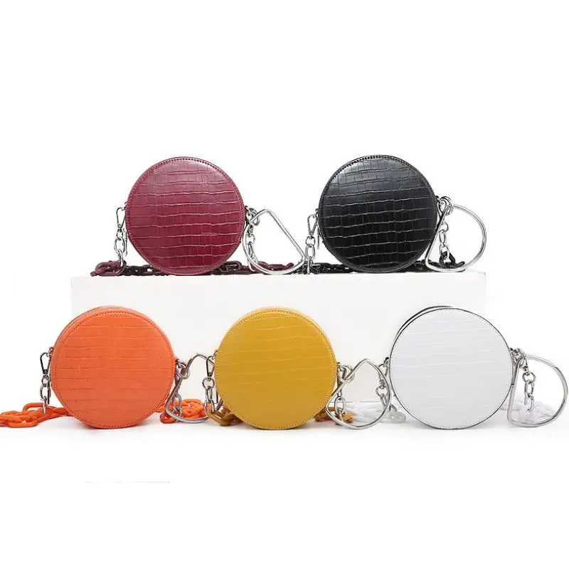 

Coolcept Women Shoulder Bag Alligator Summer Women Crossbody Bags Circular Chains Designer Female Bags Phone Daily Handbag