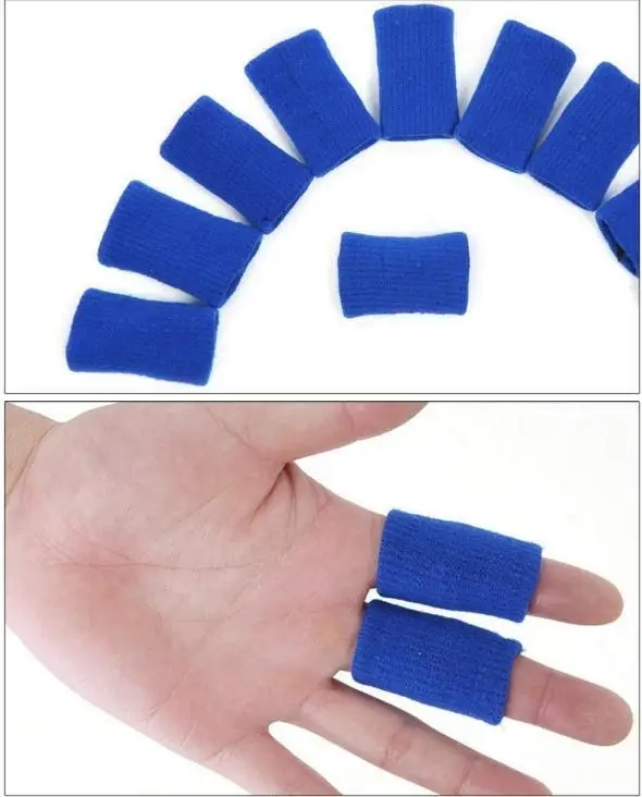 

10Pcs Finger Sleeves Support Wrap Arthritis Guard Portable Straight Wrap
