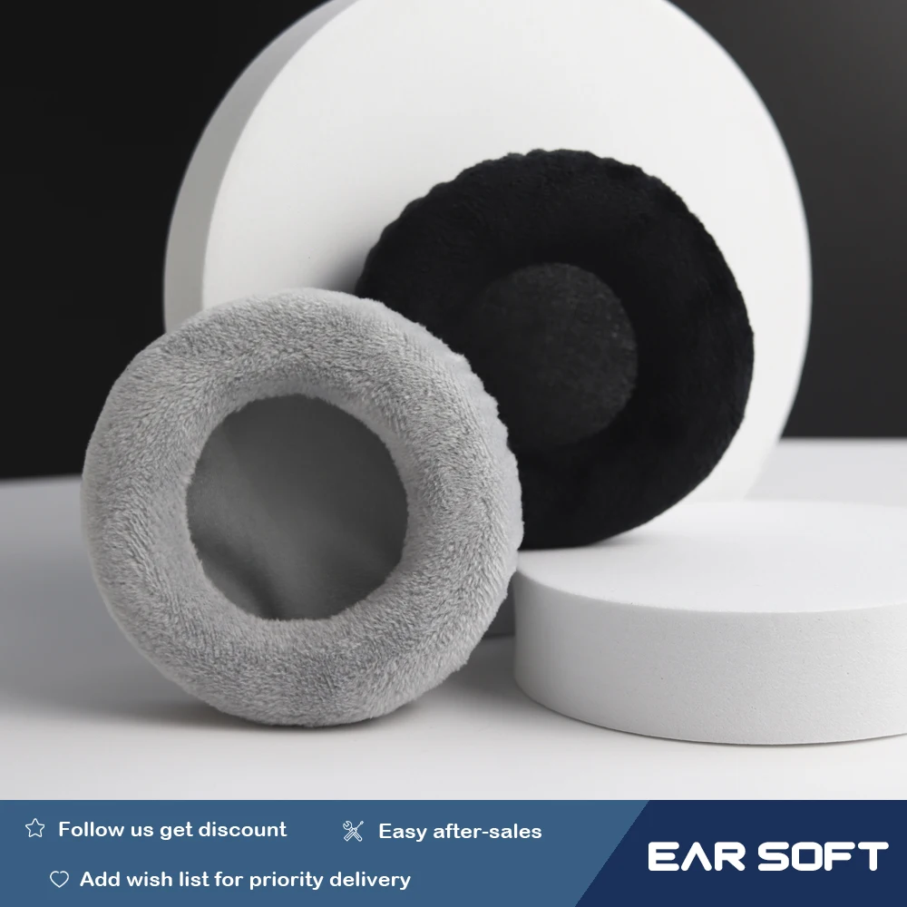 Earsoft Замена Подушки для ATH AD300 AD400 наушники подушки бархат амбушюры гарнитура с