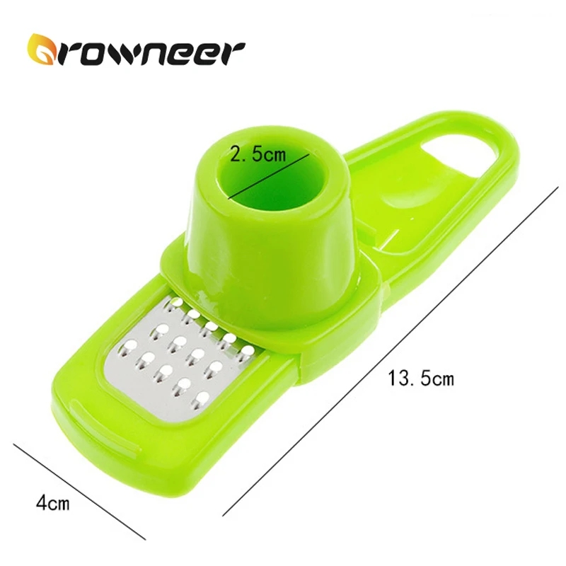 

Stainless Steel PP Garlic Presses Ginger Cutter Candy Color Plastic Grinding Tool Microplaner Planer Kitchen Grater Grinder