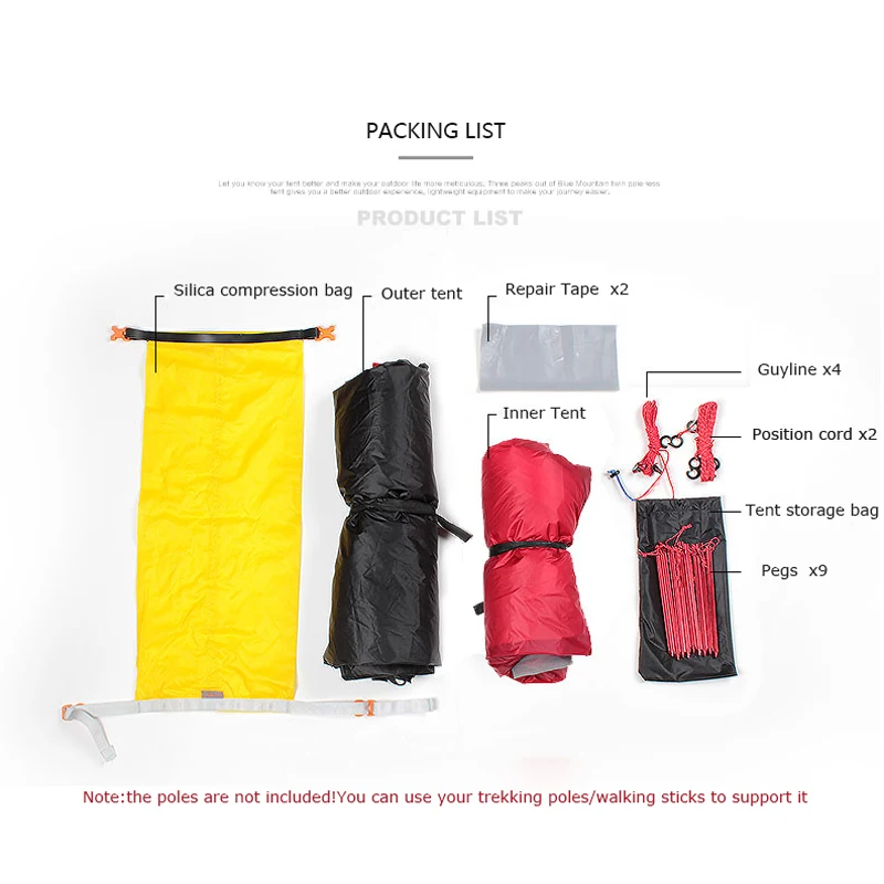 3F UL Gear Lancer2 LanShan Ultralight 15D с силиконовым покрытием 2 человека палатка для альпинизма