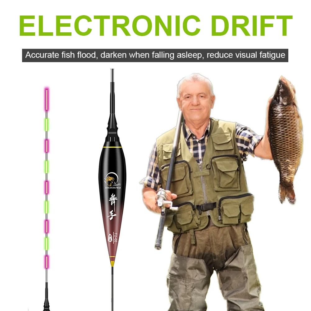 

Intelligent Tail Luminous Float Tail Interface Out Diameter Electric Soft Fishing Float Tail Without Battery Fishing Accessories
