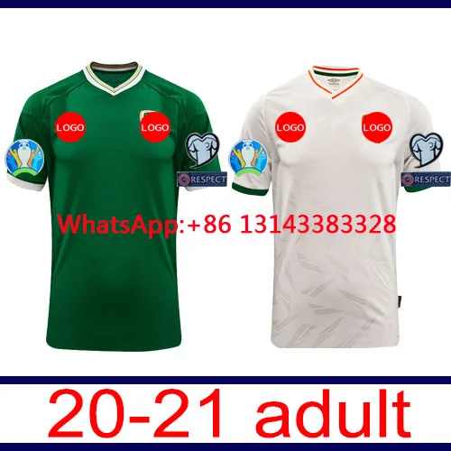 

20-21 Free shipping 2020 2021 Best quality Top Best custom shirt Ireland adult