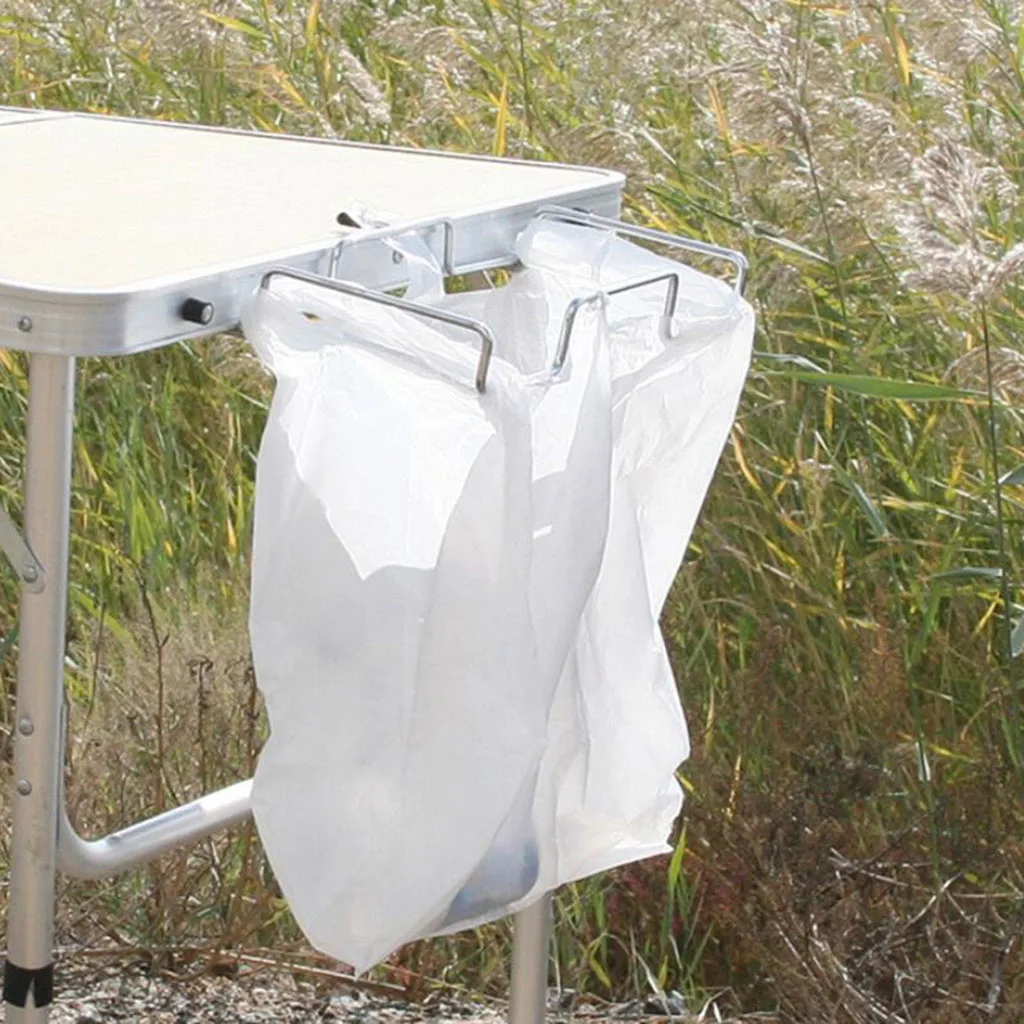 

BBQ Kitchen Hanging Rubbish Garbage Waste Bag Holder Bracket Racks Hanger