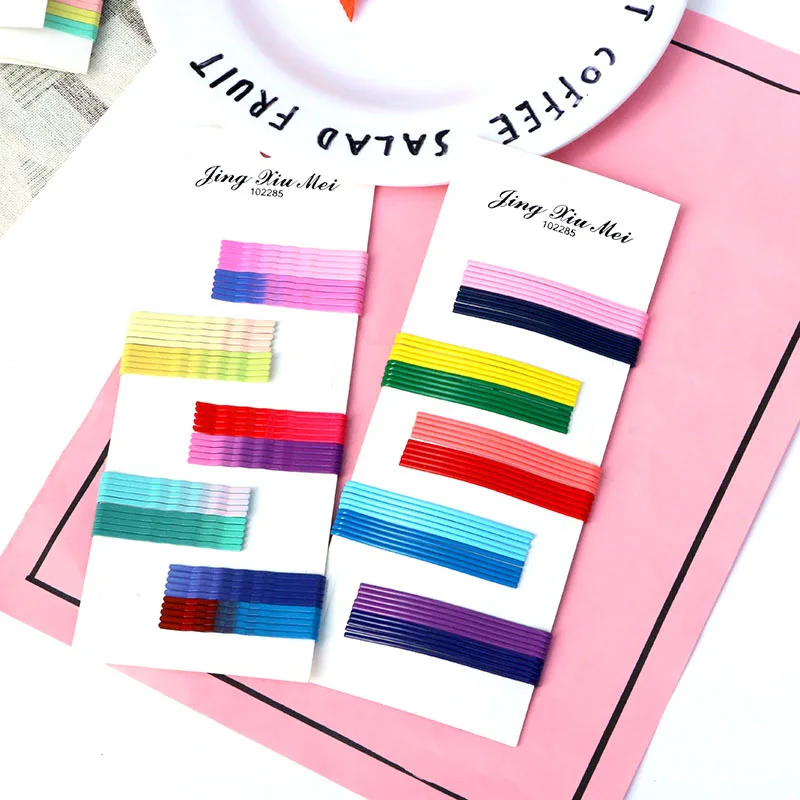 40 см/50 шт заколки для волос Цвет волна плоский закругленный крепеж укладки