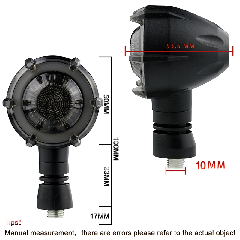 Универсальный Указатель Поворота Для Мотоцикла Ярко-красная Индикаторная Лампа