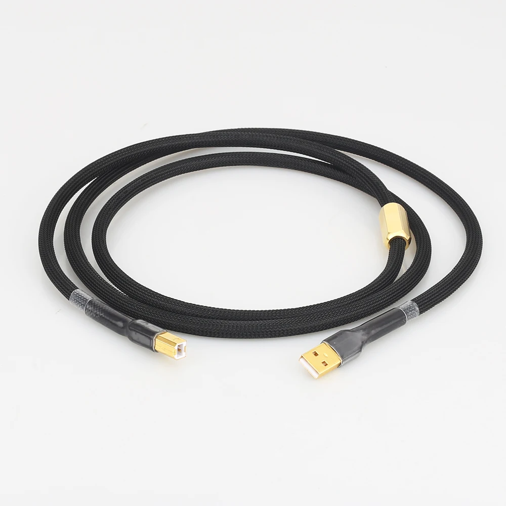 Hifi 5N OCC Чистый медный ЦАП USB 2 0 кабель звуковые декодеры провод для передачи данных