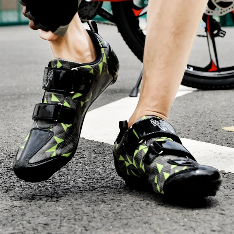 

2021 New Men's Carbon Fiber Cycling Shoes Outdoor Mountain Bike Self-Locking Road Bicycle Shoes Sneakers Zapatillas De Ciclismo
