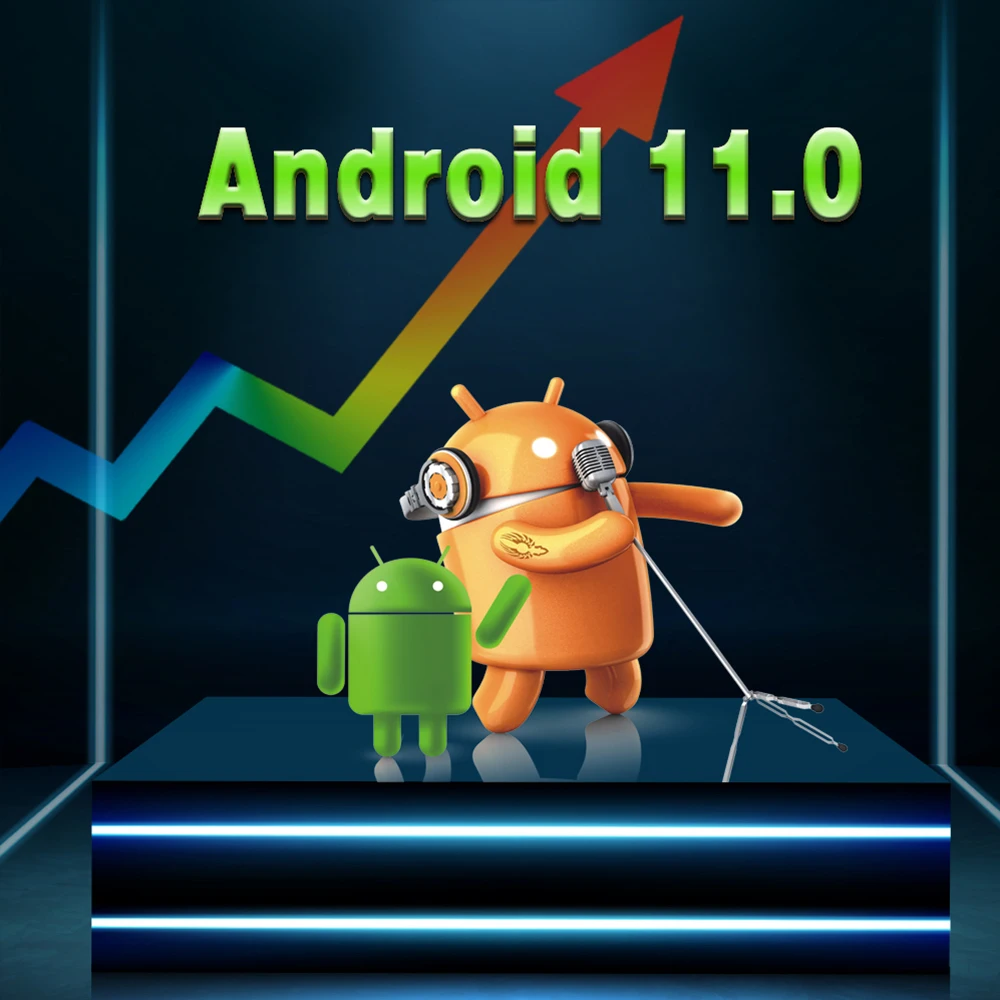 ТВ-приставка LEMFO Android 11 4G 64 ГБ 4K H96 MAX V11 2021G 2 Wi-Fi Google Voice H96max | Электроника