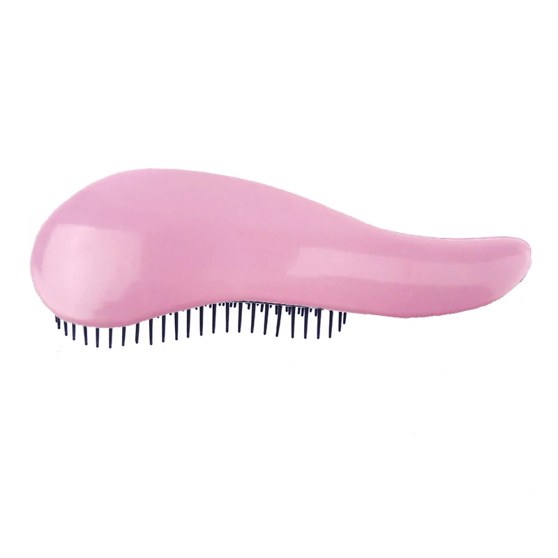 small size pink 1 шт., Антистатическая щетка для волос, расческа, инструменты для укладки, душ, электропластина, распутывание, массажные расчески для салона, для укладки волос, для женщин и девочек - Цвет: small size pink